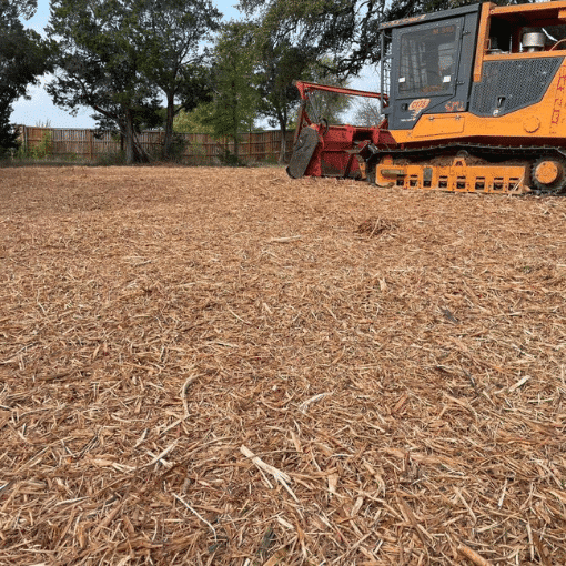 forestry mulching & land clearing in china spring tx